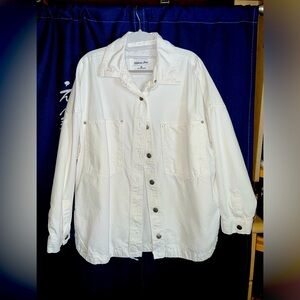 White Denim Jacket size S. NWOT